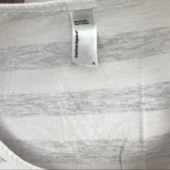 American Apparel Neon Wisconsin grey/white tank - Picture 4 of 5